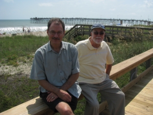 Jay and Jim at Kure Beach - great day!
